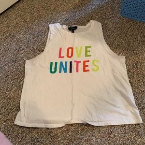 Express pride crop top